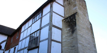 This building was an extension of 43 High Street, Reigate, put up in the 1620s when the property was in the tenancy of the Wyld family. The extension was taken down in the 1980s and was subsequently re-erected at the Weald & Downland Living Museum.<br />
<br />
From the late 1500s to the late 1600s, England went through a period often referred to now as the Great Rebuilding. During this time, people invested more than ever in their homes. Many built completely new houses, while others chose to substantially alter existing buildings. Some of the most popular home improvements included extensions like this, as well as the addition of fireplaces, staircases and glass windows. People also spent more money on goods with which to furnish their homes. These home renovations not only improved peoples quality of life but were key assets for middling people like the Wyld family. The alteration of their existing home in Reigate was a major investment and would have displayed the success and status of the family to the local community.<br />
<br />
Not only did the extension provide additional living space, but its high-quality decoration (some of which remains today) also suggests that it was intended for conspicuous display: to receive and entertain guests.